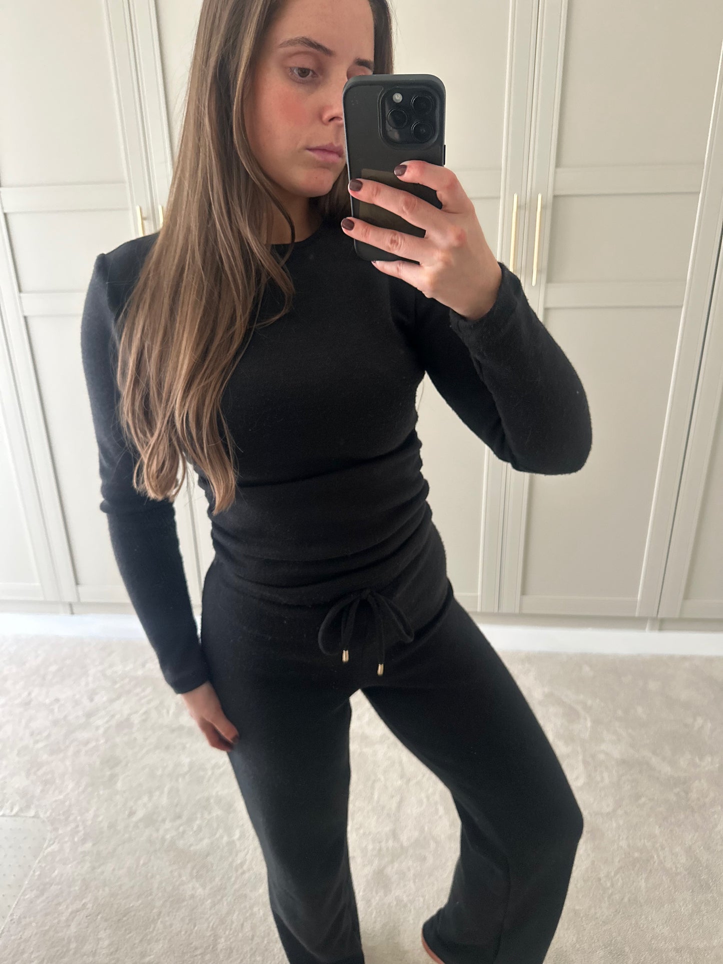 Harper Long Sleeve Tee ~ Black