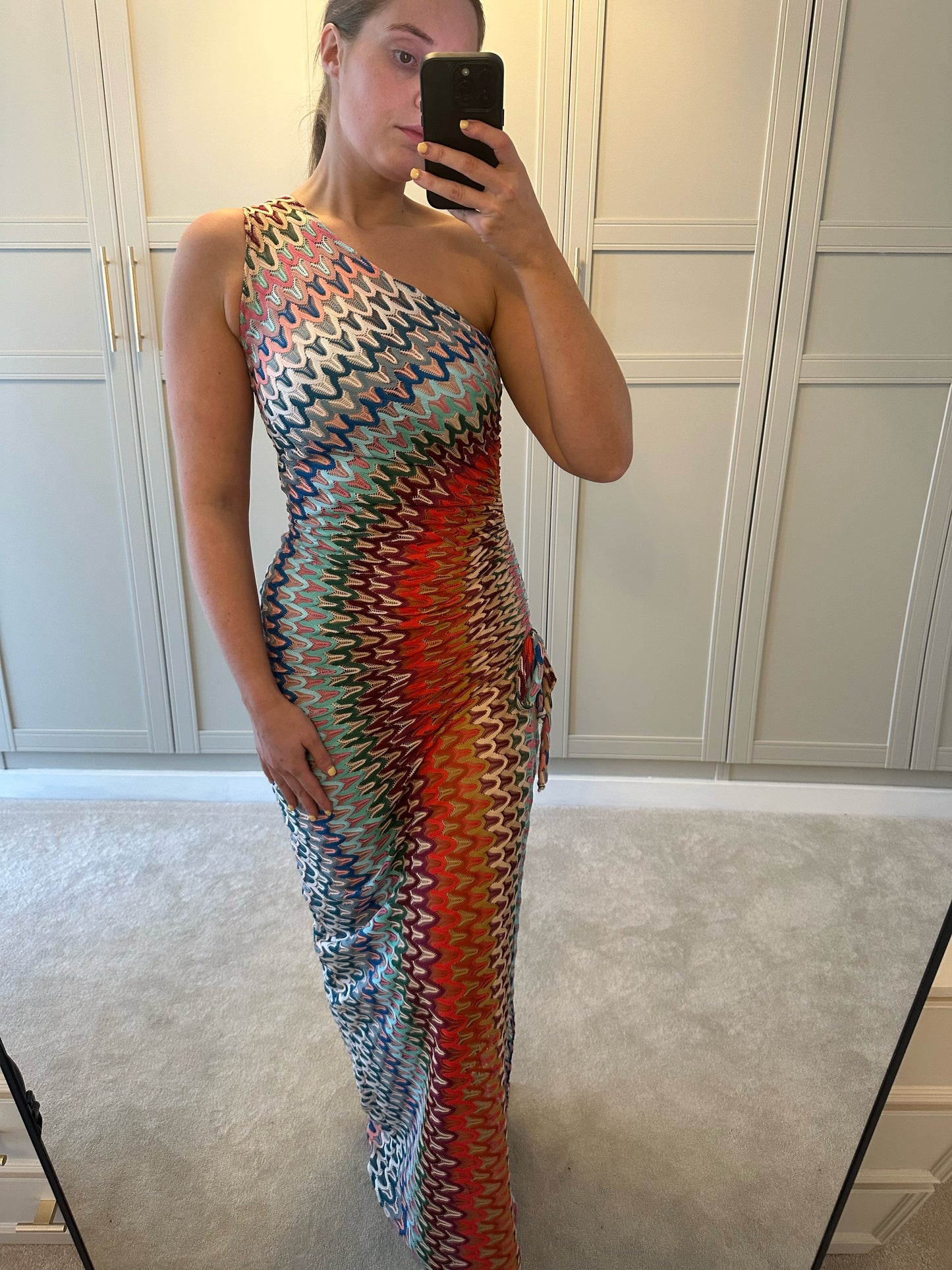 Gaia Maxi Dress ~ Rainbow Knit