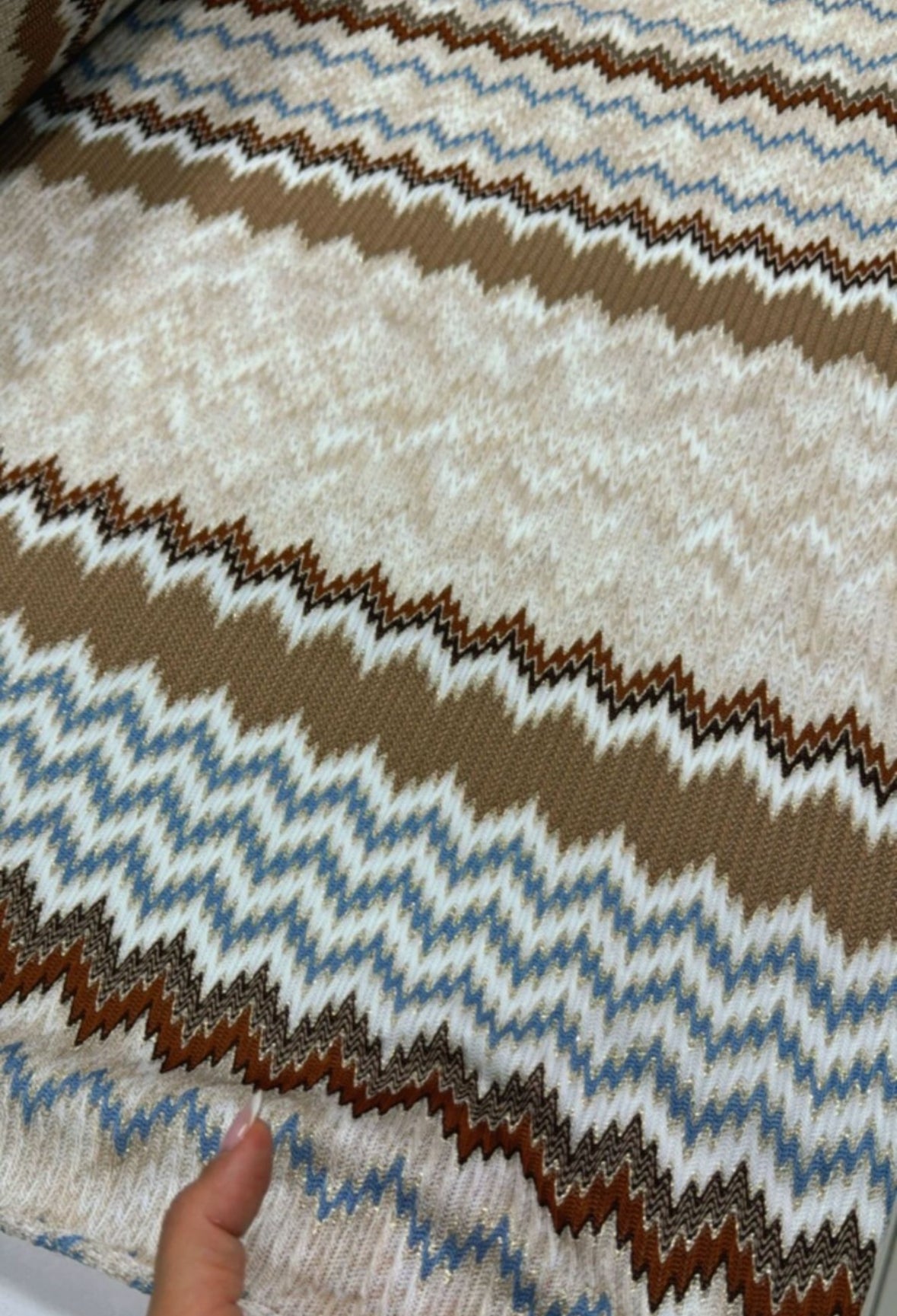 Bandeau Maxi Dress ~ Baby Blue and Champagne