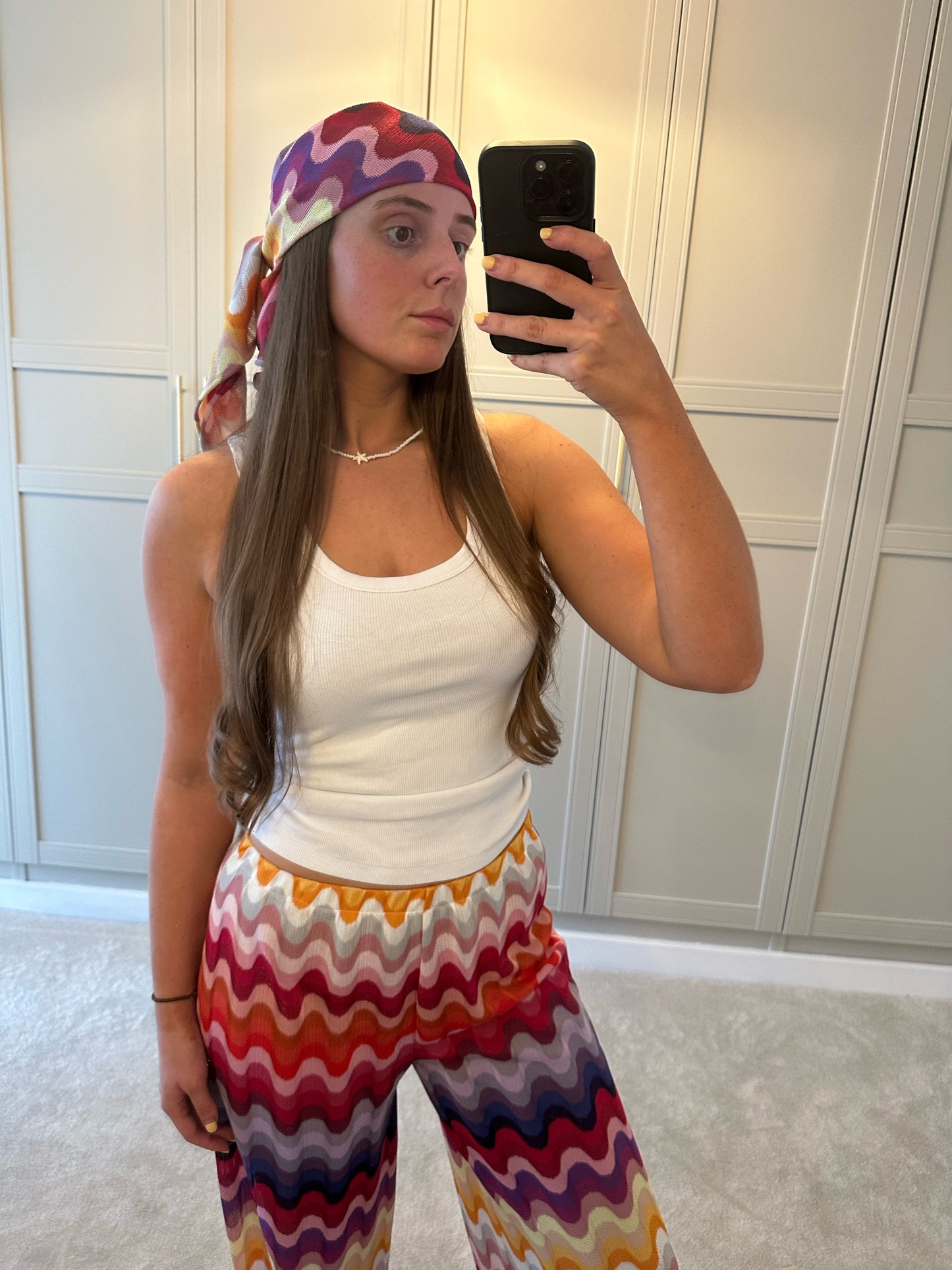 Oversized Bandana ~ multi wave