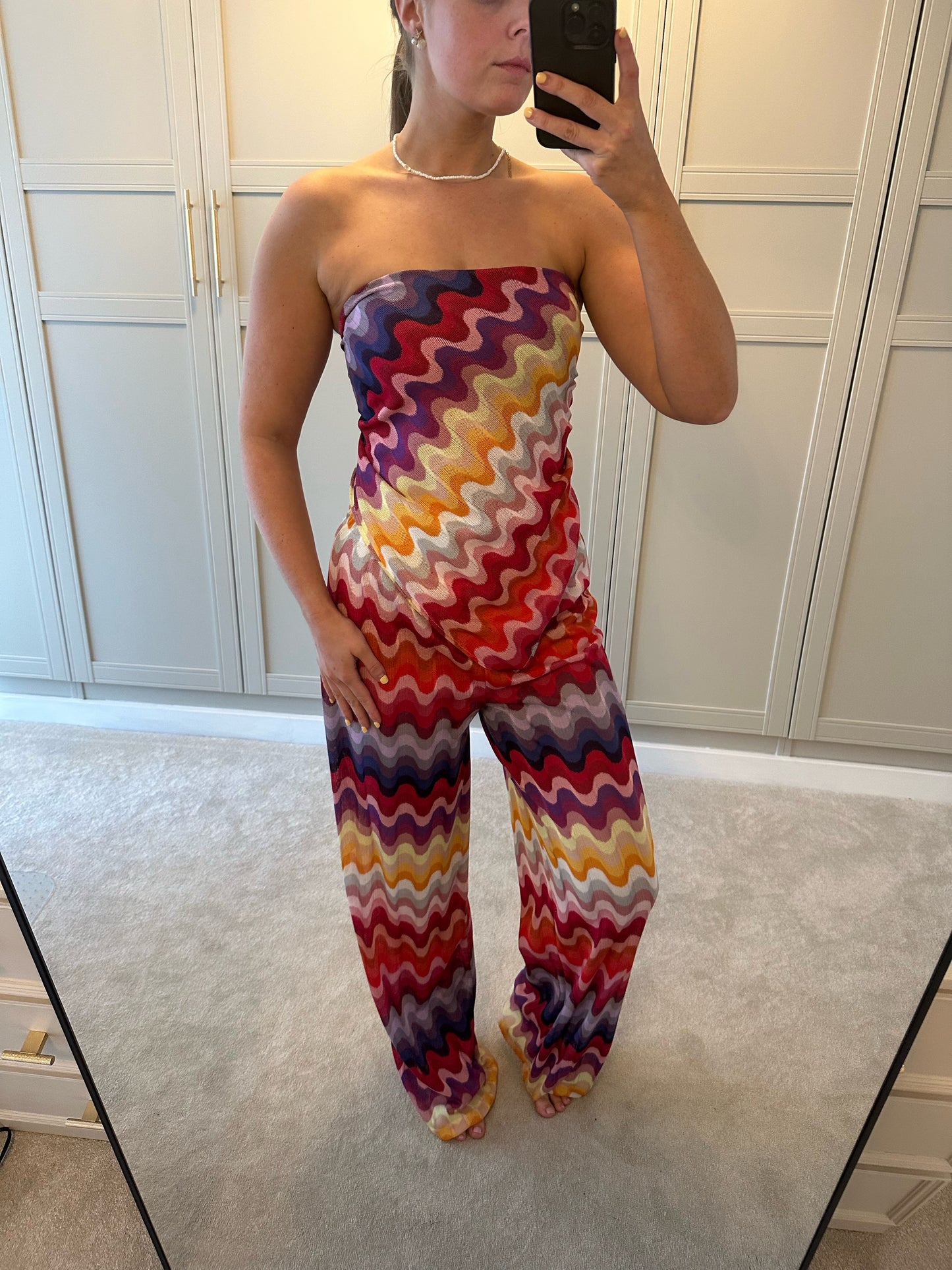 Oversized Bandana ~ multi wave