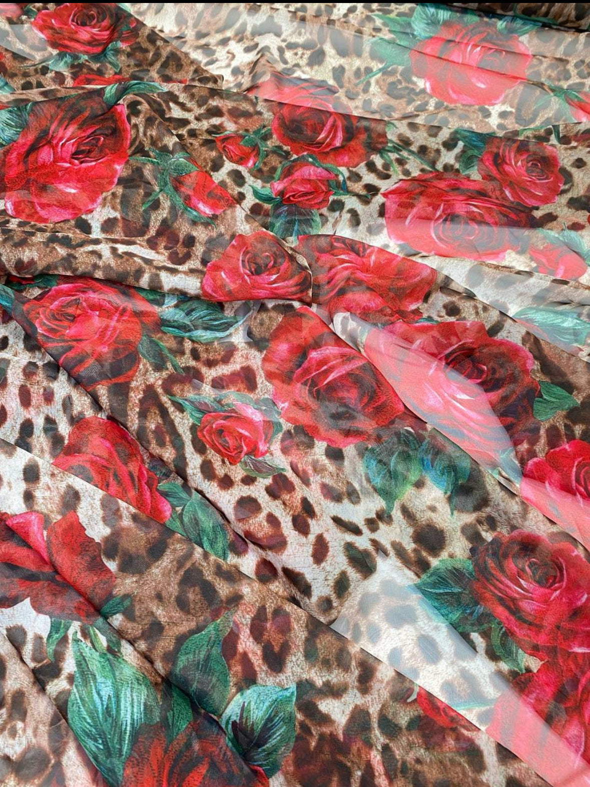 Evelina Maxi Dress ~ leopard Rose