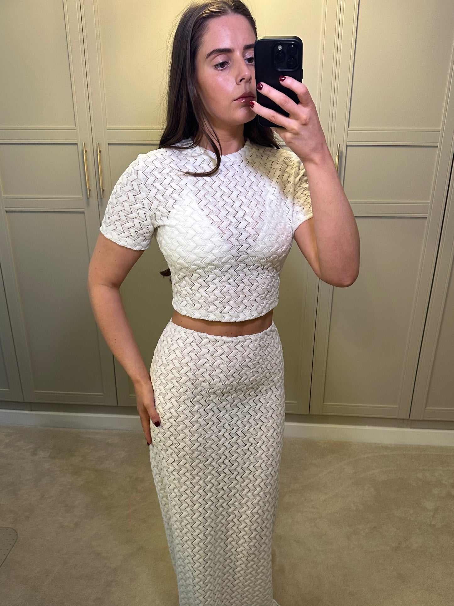 Casca Maxi Skirt ~ White