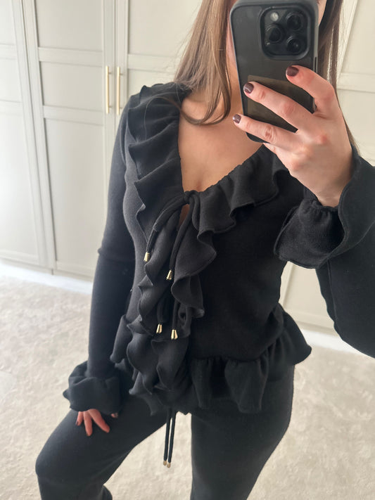 Harper Cardigan ~ Black