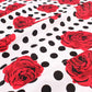 Tie Front Blouse ~ Polka Dot Rose