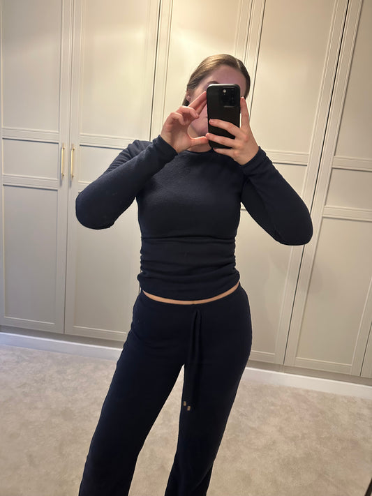 Harper Straight Leg Trousers ~ Navy