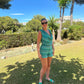 Missi Playsuit - Turquoise Knit