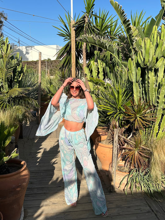 Floaty Top ~ Pastel Swirl