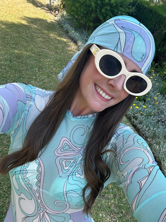 Oversized Bandana ~ pastel swirl