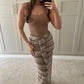 Ayla Maxi Skirt ~ Gold and Silver