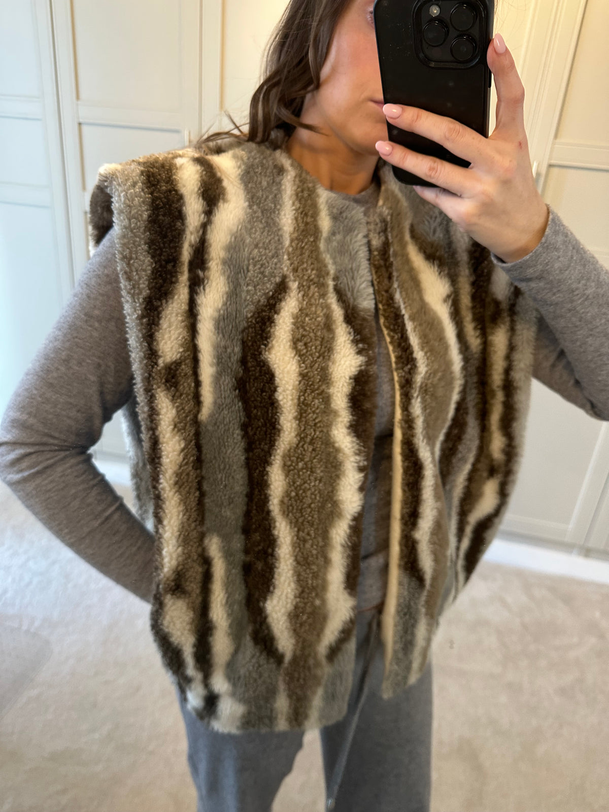 Striped Gilet