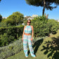 ZigZag Trousers ~ Aqua