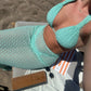 Matcha Crochet Maxi Skirt