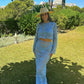 Azurea Maxi Skirt ~ sky blue