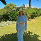 Azurea Maxi Skirt ~ sky blue