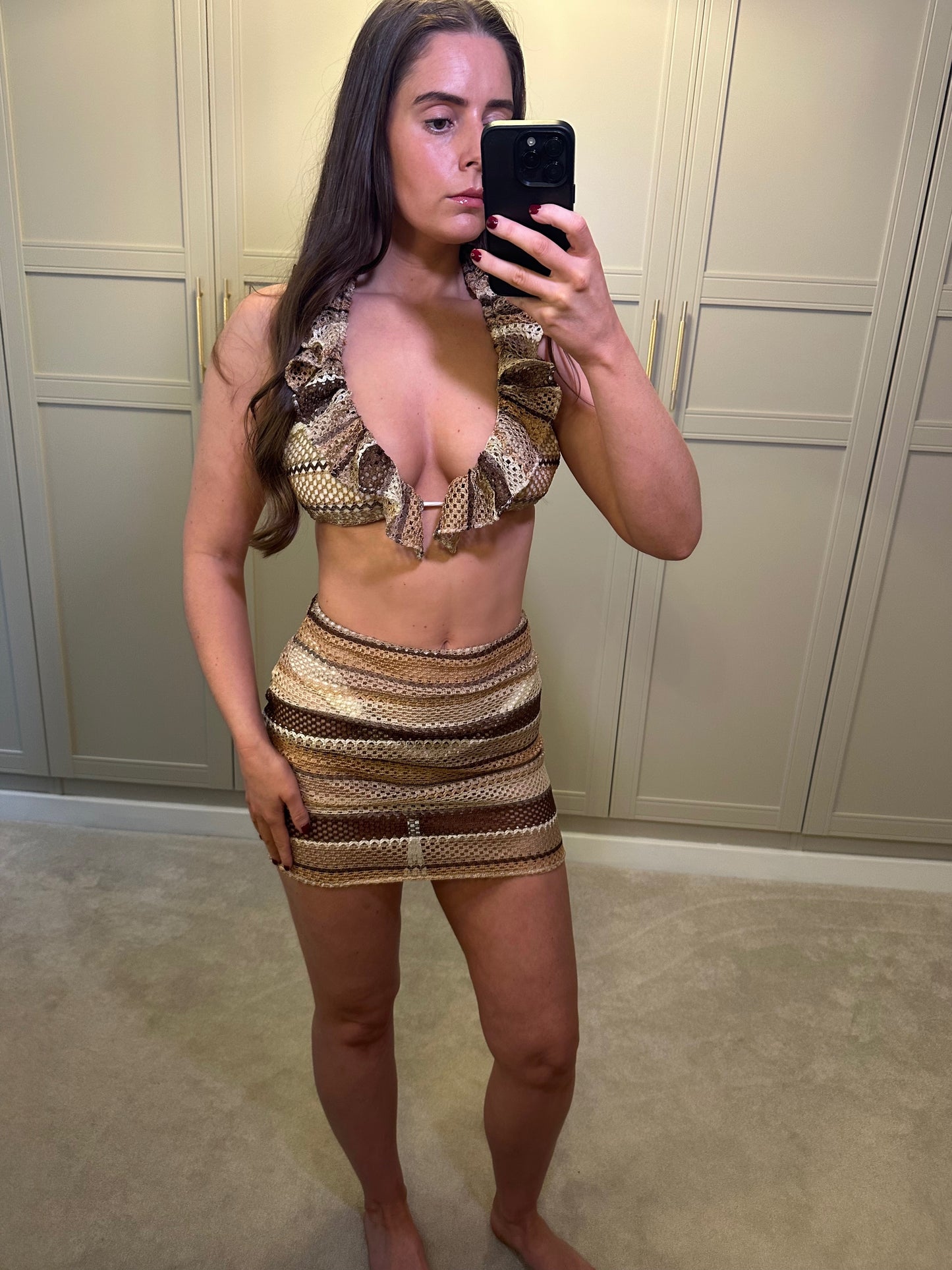 Azure Mini Skirt