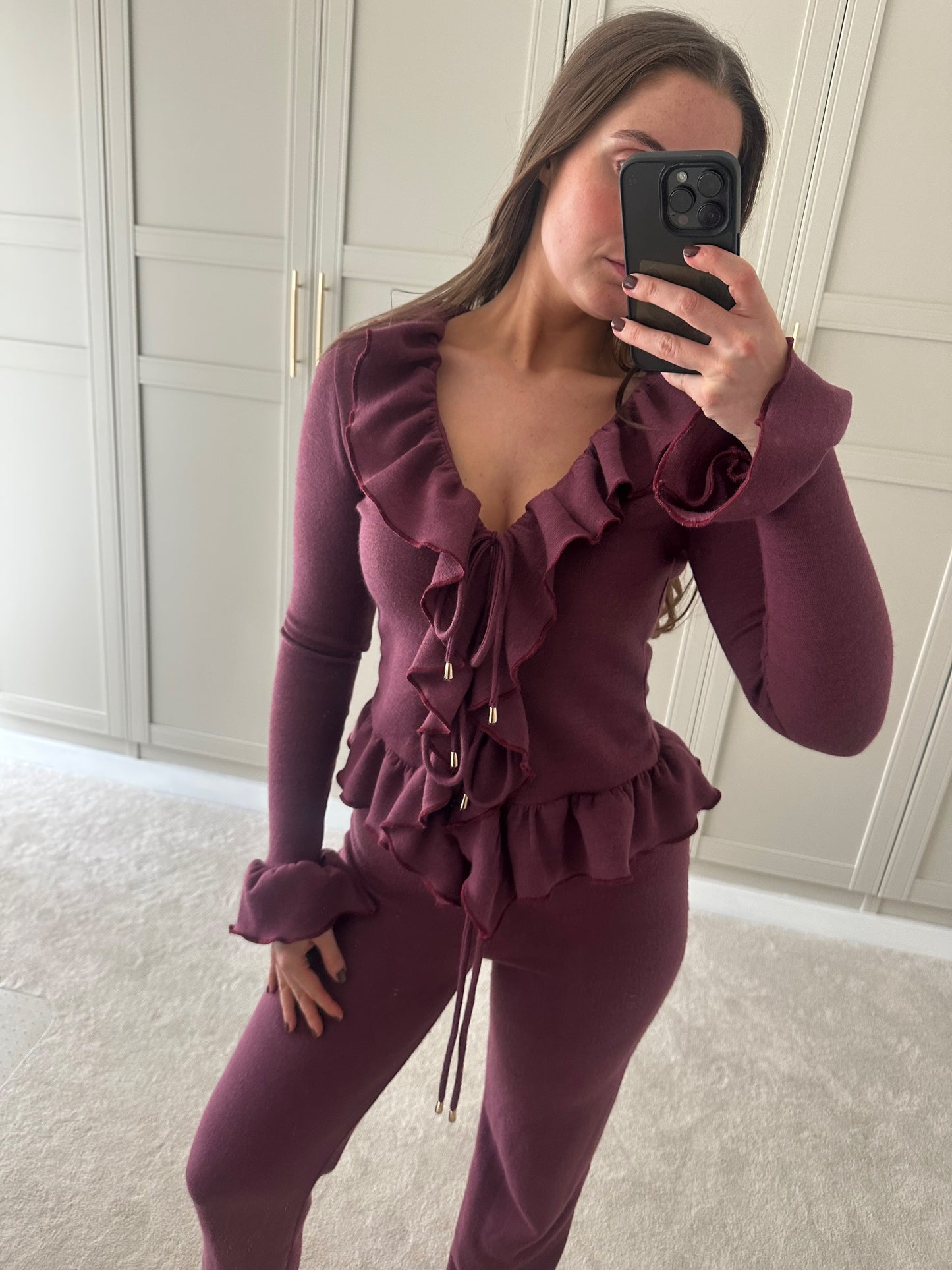 Harper Cardigan ~ Mulberry