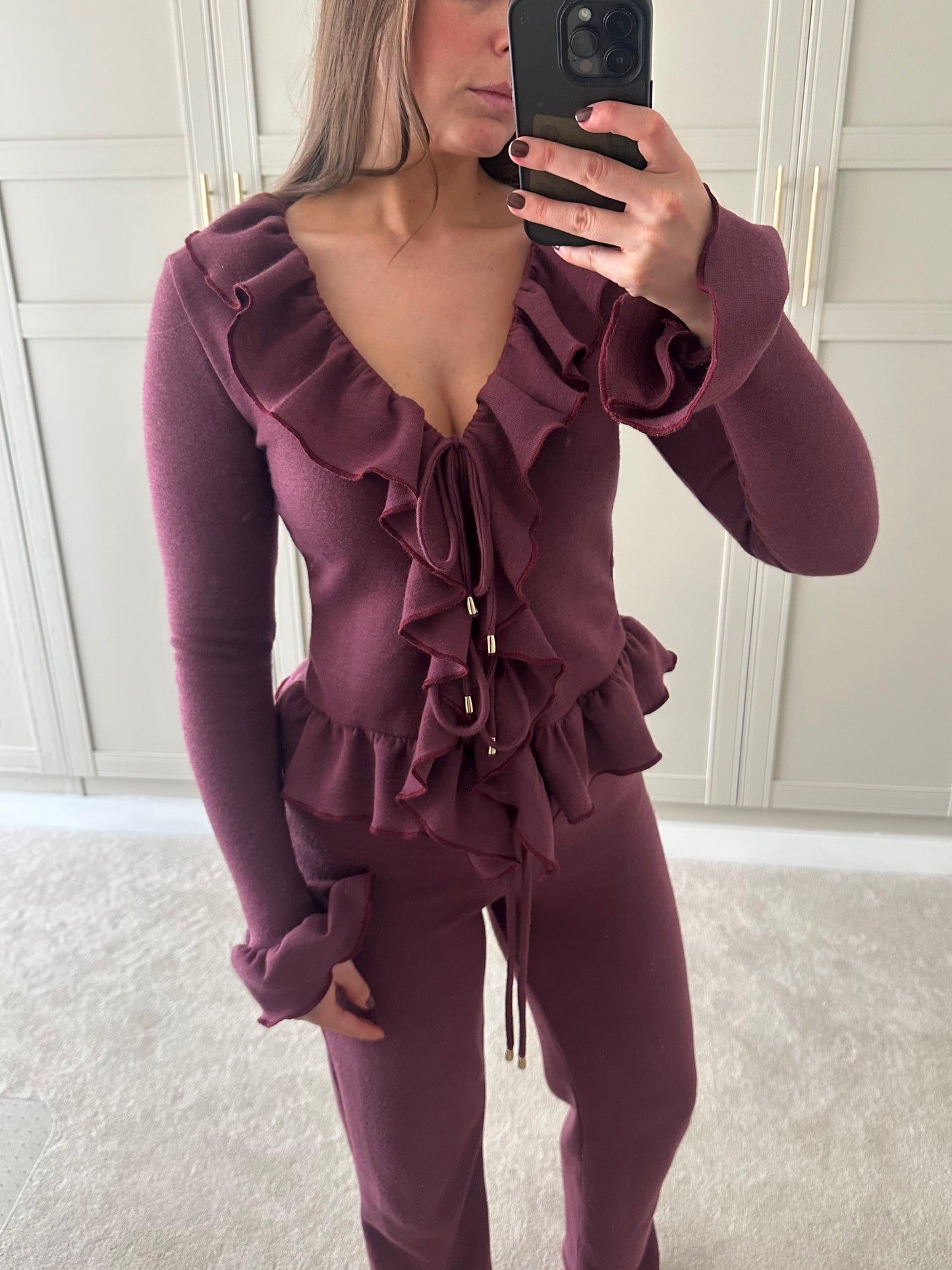 Harper Cardigan ~ Mulberry