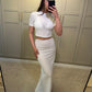 Casca Maxi Skirt ~ White
