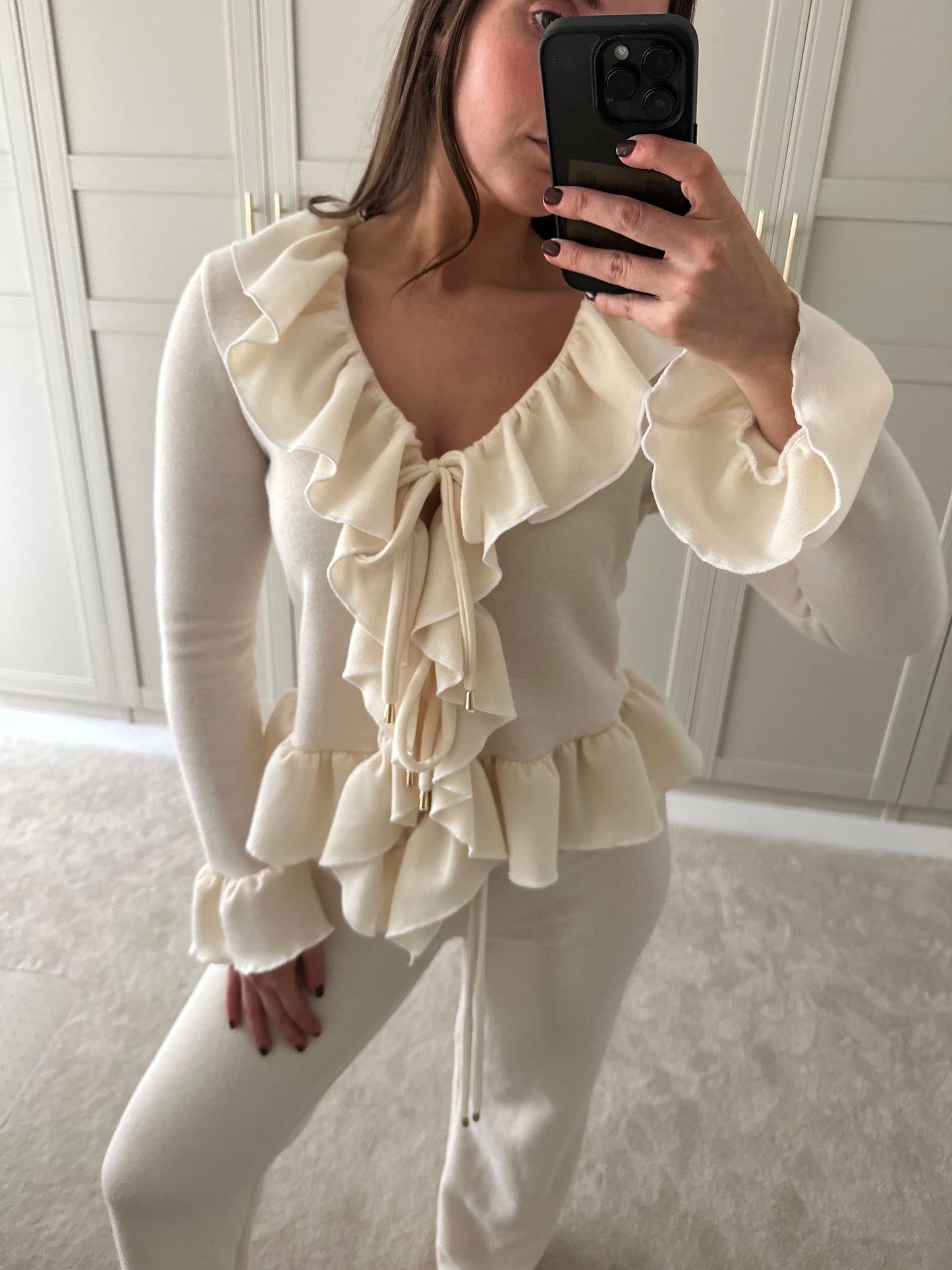 Harper Cardigan ~ Ecru