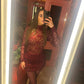 Sienna Dress ~ burgundy sequin lace