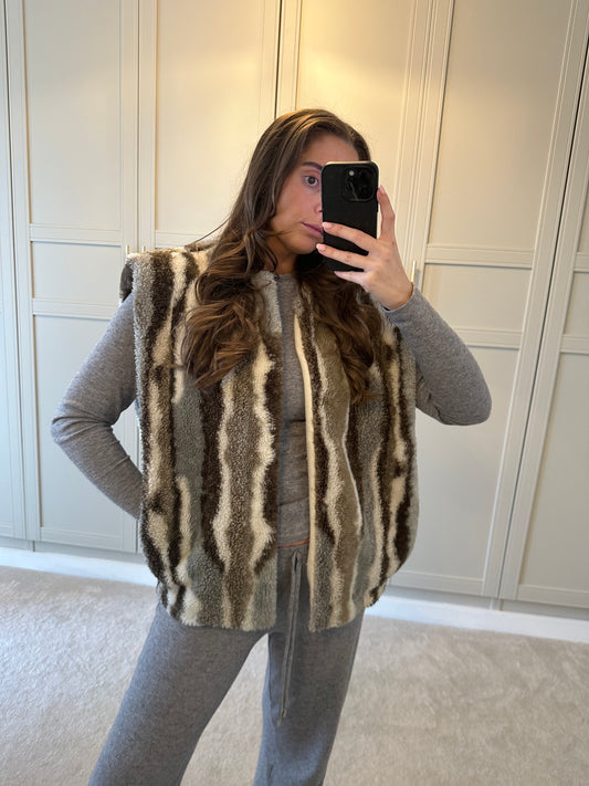 Striped Gilet