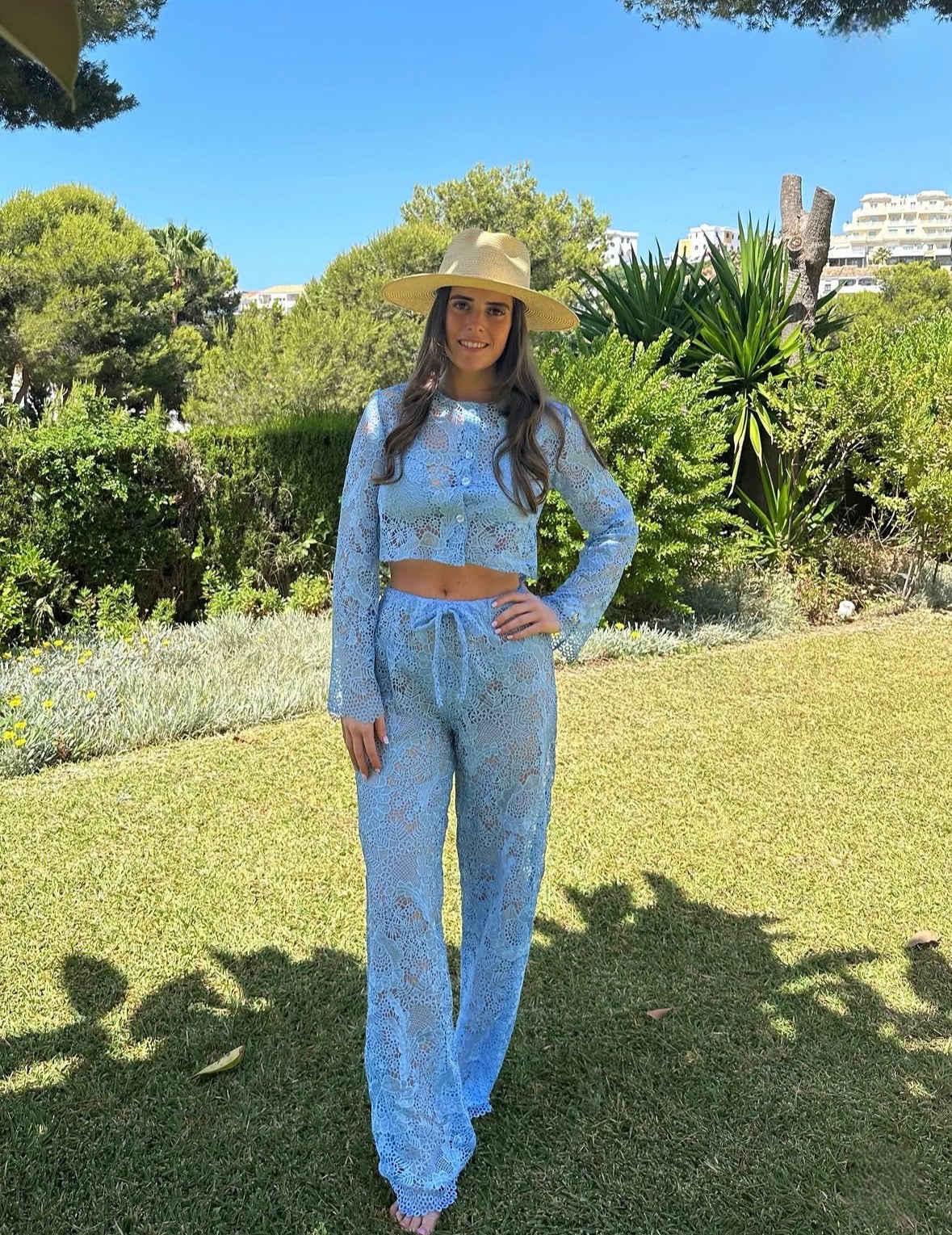 Azurea Trousers ~ Sky Blue