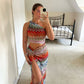Isla Dress ~ Rainbow Knit
