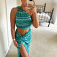Isla Dress ~ Turquiose Wave