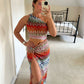 Isla Dress ~ Rainbow Knit