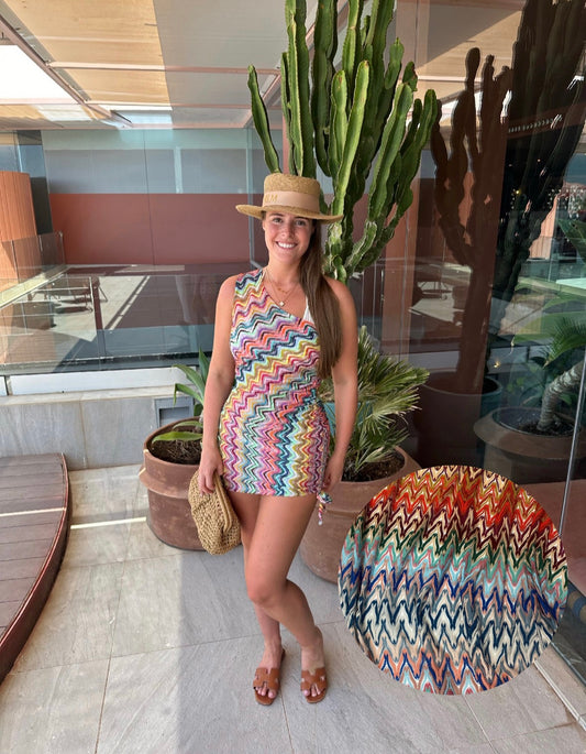Gaia Mini Dress ~ Rainbow