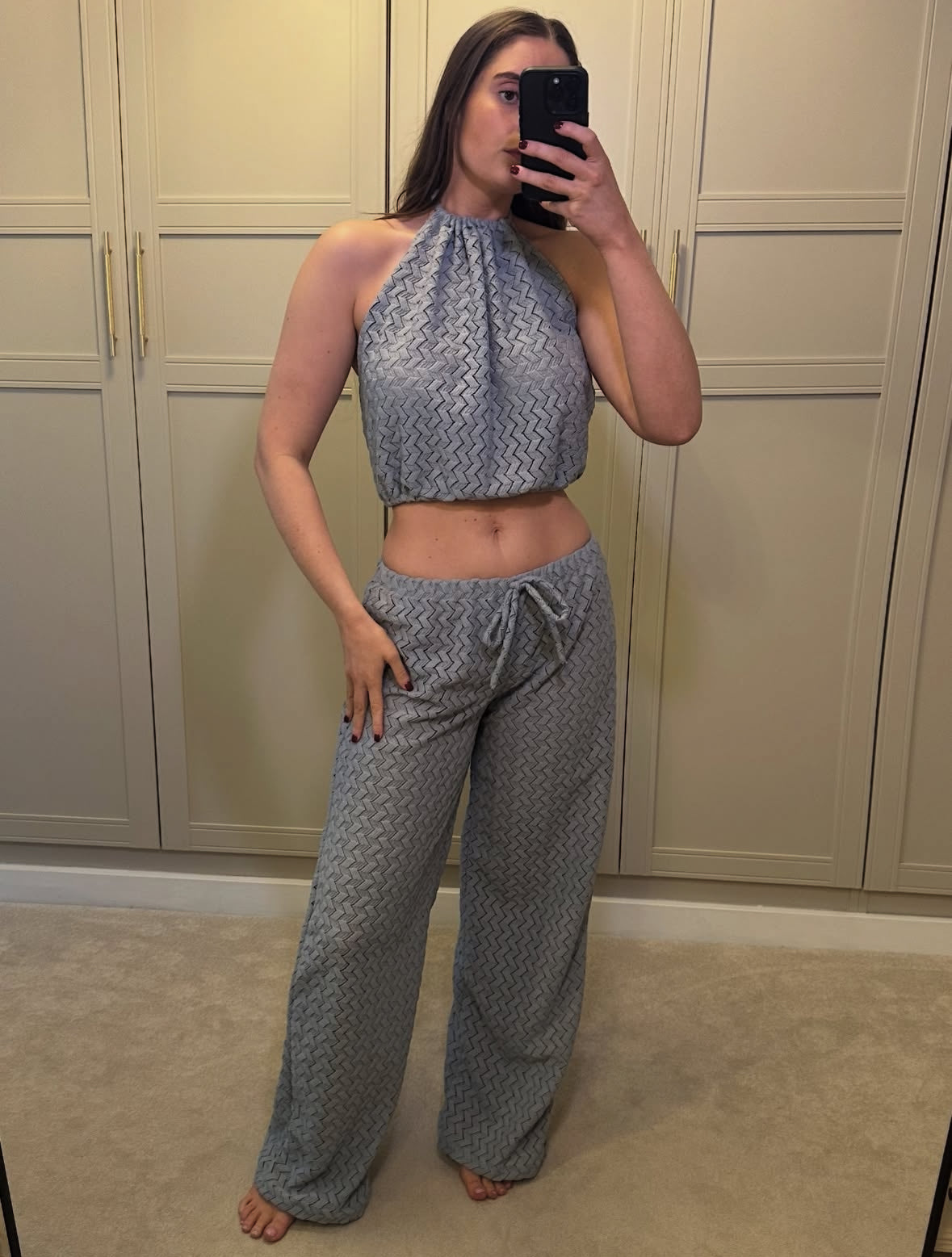 Casca Trousers ~ Powder Blue