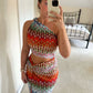 Isla Dress ~ Rainbow Knit