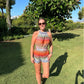 ZigZag Halter Top ~ Rainbow