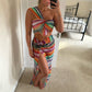 Gracie Skirt - Multi Knit