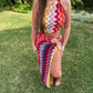 Isla Dress ~ Rainbow Wave