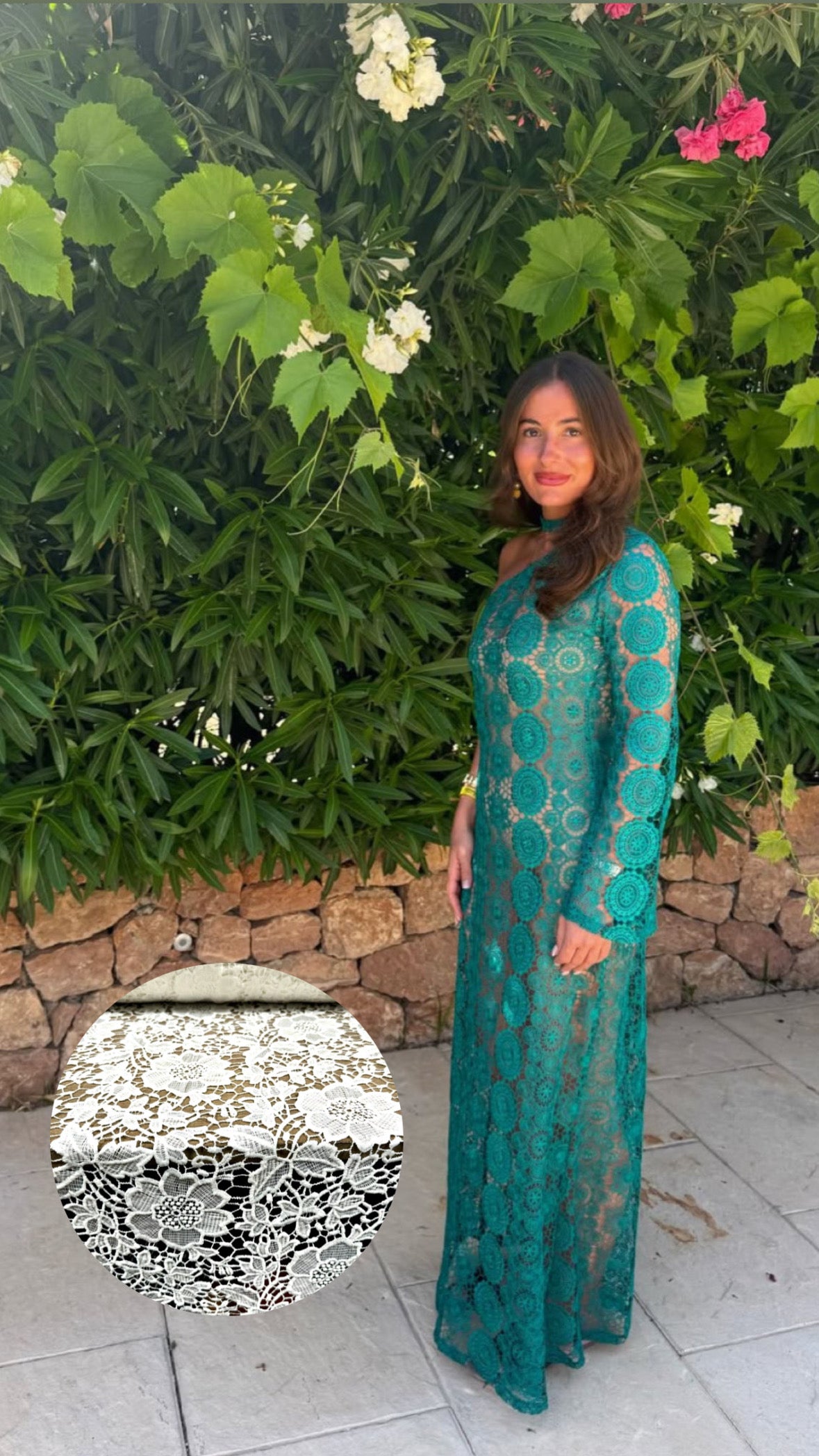 Evelina Maxi Dress ~ white Lace