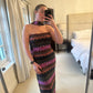 Bandeau Maxi Dress ~ Metallic