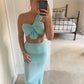 Aurora Maxi Skirt - Aqua